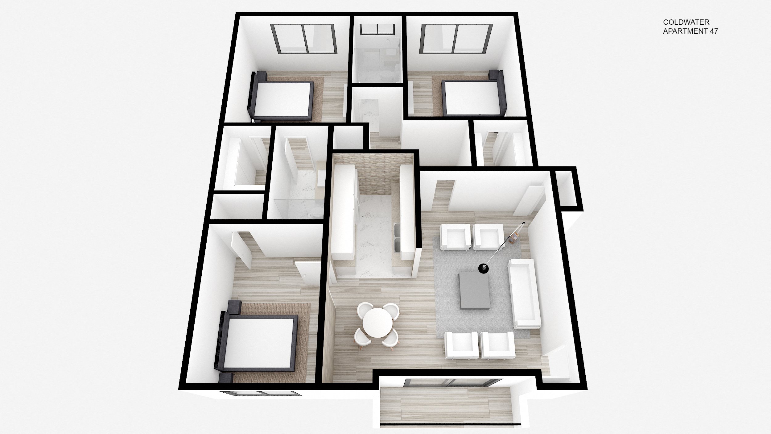 Three Bed + Two Bath